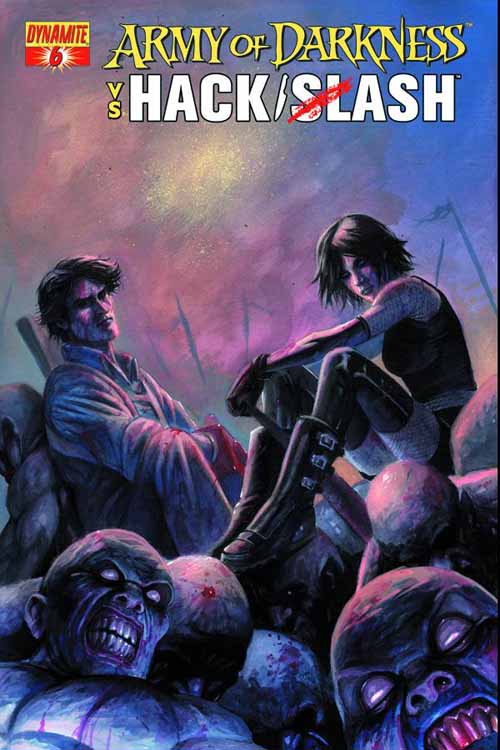 Army Of Darkness Vs Hack Slash #6 (of 6) Caselli Cover --0