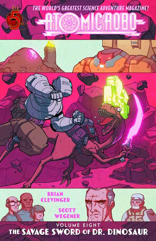 Atomic Robo TPB Vol 08 Savage Sword Of Dr Dinosaur --0