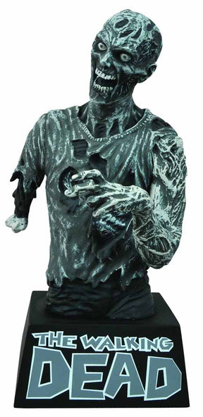 Walking Dead Bust Bank Zombie Black & White B&W -- Kirkman --0