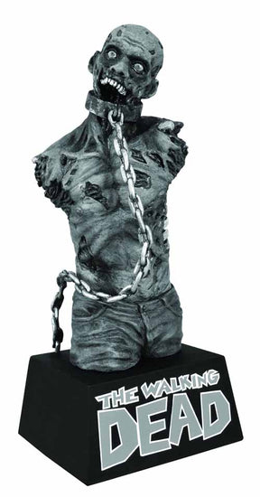 Walking Dead Bust Bank Zombie Pet B&W -- Kirkman Diamond --0
