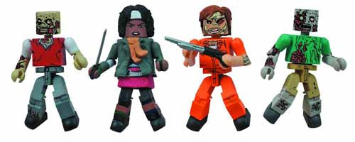 Walking Dead Prison Outbreak Minimate Box Set -- Kirkman --0