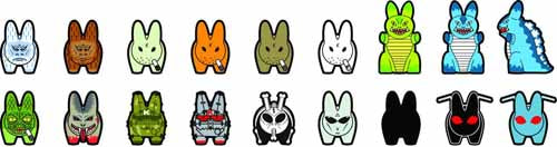 Lore Of The Labbit Mini Figure 25pc Display --0
