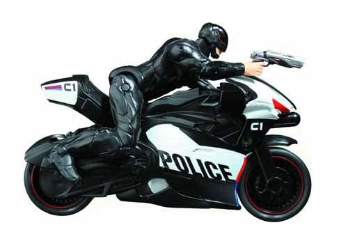 Robocop 2014 4-in Action Figure with pullback Cycle Case --0