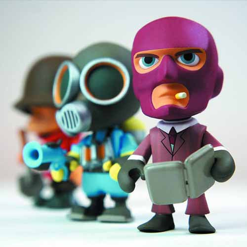 Team Fortress 2 3in Vinyl Figure 12pc Blind Mystery Box BMB --0