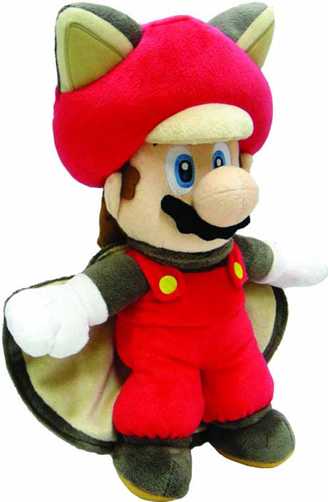 Super Mario Bros Flying Squirrel Mario 14in Plush--Nintendo --0