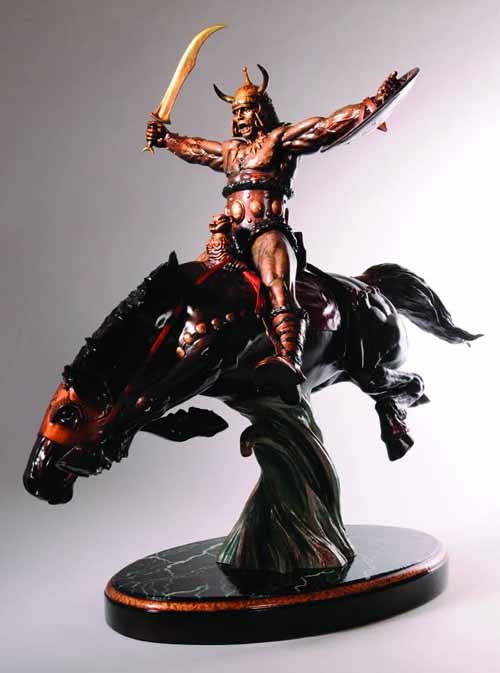 Conan The Conqueror Statue Faux Bronze Edition --0