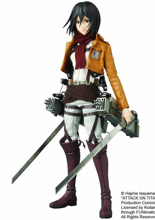 Attack On Titan Mikasa Ackerman Real Action Hero -- Medicom --0