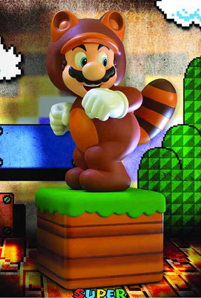 Super Mario 3D Land Tanooki Suit Mario Statue -- Nintendo --0