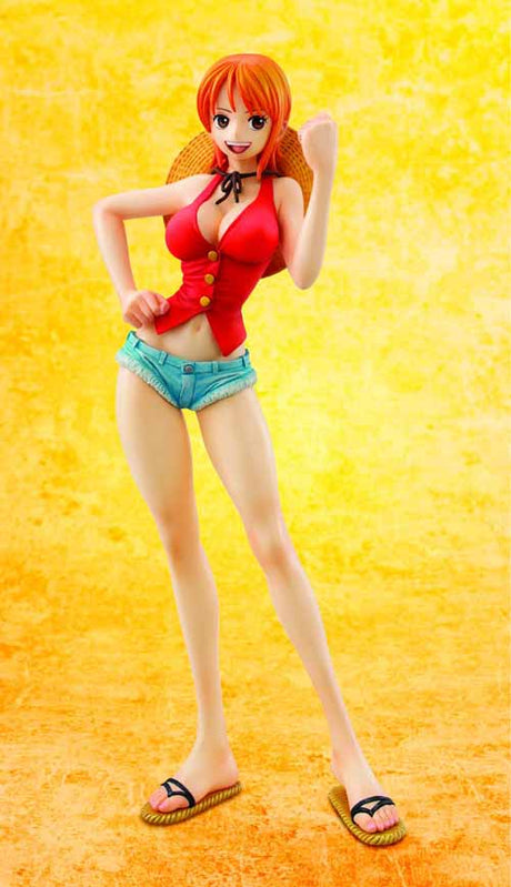 One Piece Pop Nami Ex Model PVC Figure Mugiwara Version --0
