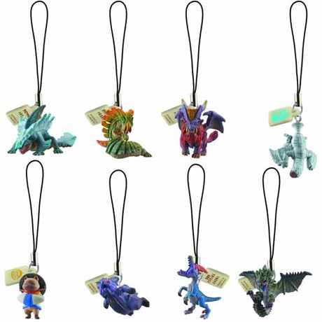 Monster Hunter Mascot Trad Figure 10pc Display G10 --Bandai --0
