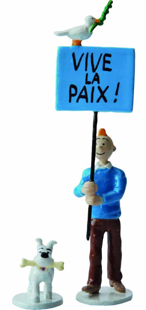 Tintin Viva La Paix Figure --0