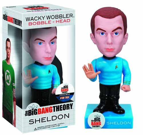 Big Bang Theory BBT X Star Trek Sheldon Wacky Wobbler --0