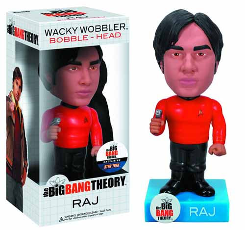 Big Bang Theory BBT X Star Trek Raj Wacky Wobbler --0