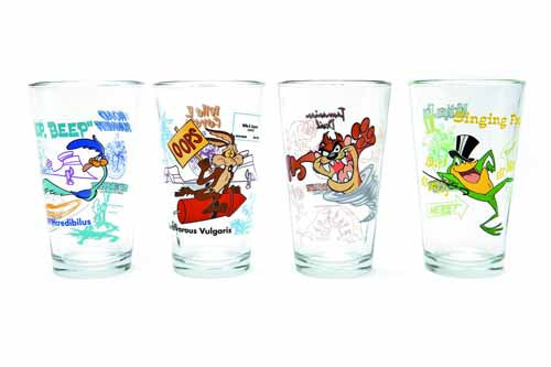 Toon Tumblers Road Runner Pint Glass --0