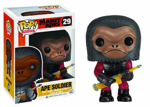 Pop Planet of the Apes POTA Ape Soldier Vinyl Figure --0