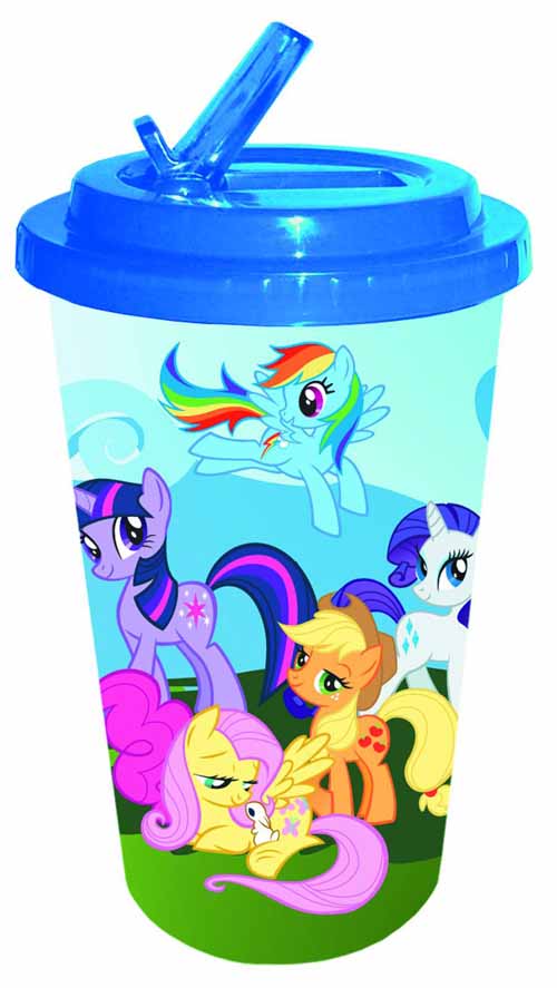 My Little Pony Flip Straw 16oz Plastic Cold Cup --0