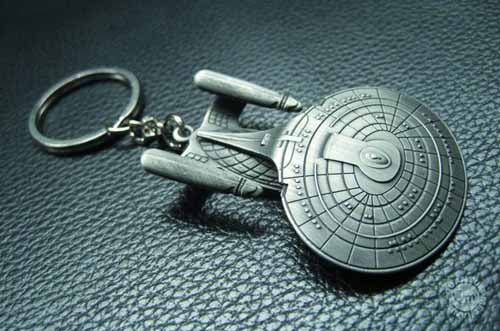 Star Trek Next Generation USS Enterprise 1701-D Keychain --0
