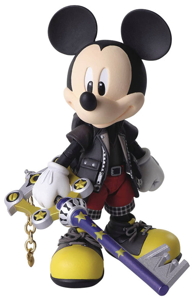 Disney Kingdom Hearts III Bring Arts King Mickey Action Figure Square Enix --0