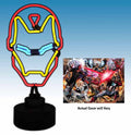 Marvel Iron Man Neon Sign w/ Comic - Diamond Select --0