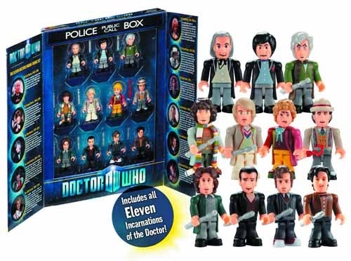 Doctor Who Char Building 11 Doctor Mini Figure Set --0