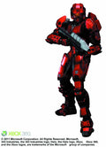 Halo Play Arts Kai Red Spartan Action Figure Square Enix --0