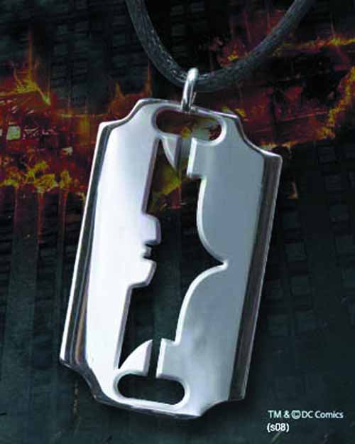Batman Razor Sterling Silver Pendant - DC Comics DCU --0