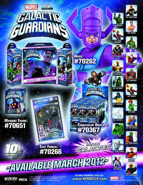 Marvel Heroclix Galactic Guardians 24 Count Primer DS NECA --0