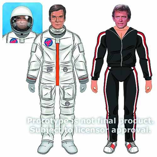 6 Million Dollar Man 8-In Austin/Hiller Action Figure asst --0