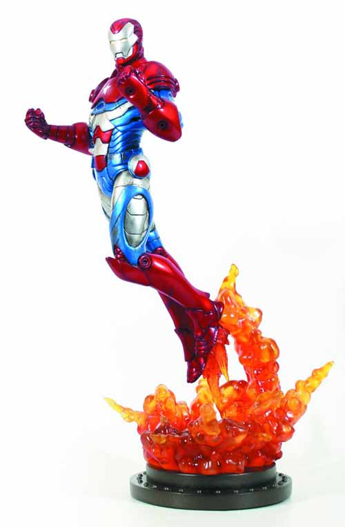 Iron Patriot Statue -- Avengers Iron Man Bowen Designs --0