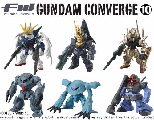 MSG FW Gundam Converge 10 Trad Figure 10-Piece assortment --0