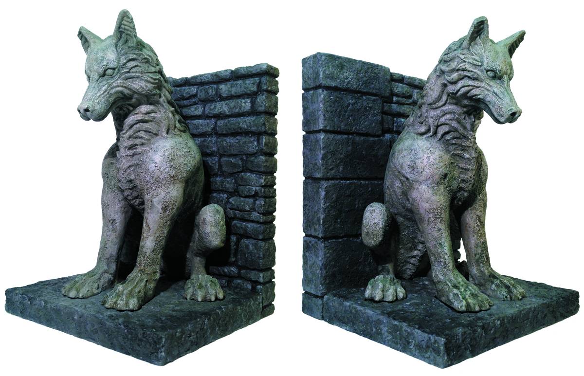 Game Of Thrones Dire Wolf Bookends -- Dark Horse Comics --0