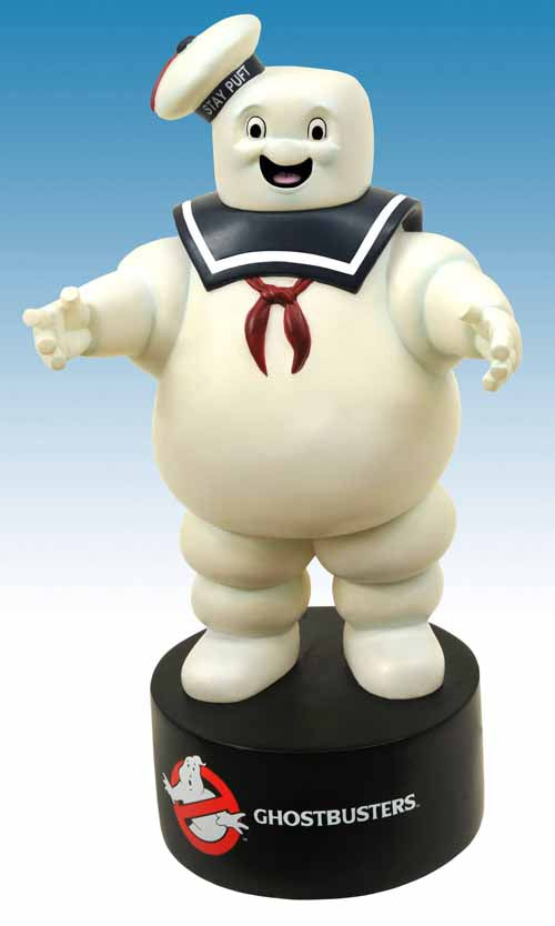 Ghostbusters Light-Up Stay Puft Statue Diamond Select --0