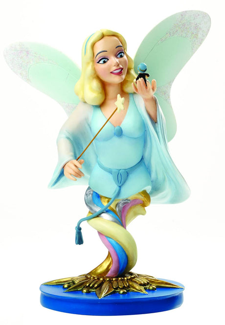 Disney Grand Jester Blue Fairy & Jiminy Cricket Mini-Bust --0