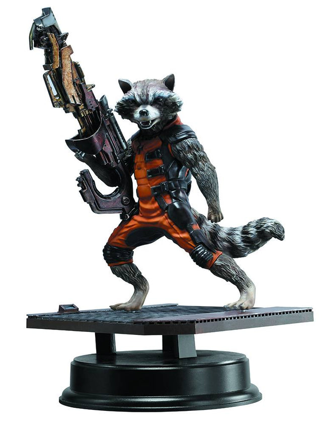 Rocket Racoon Model View Guardians of the Galaxy Rocket Raccoon 7in Model Marvel Dragon Models ...