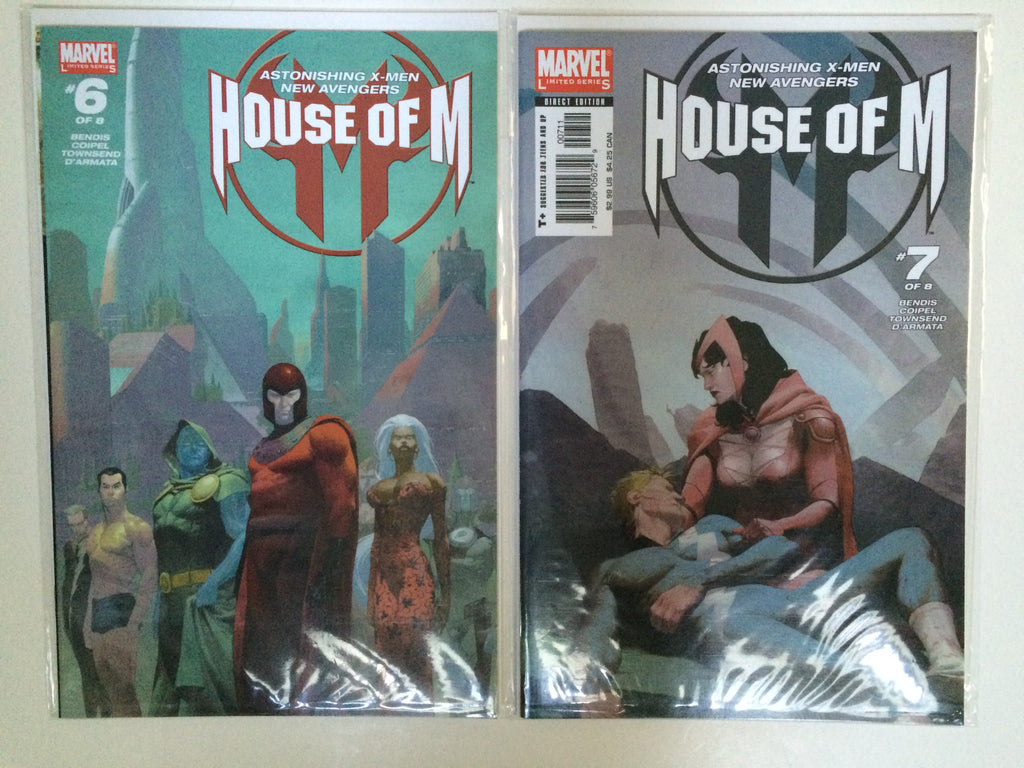 House Of M 1, 2, 3, 4, 5, 6, 7, 8 Decimation X-Men Avengers Bendis --3