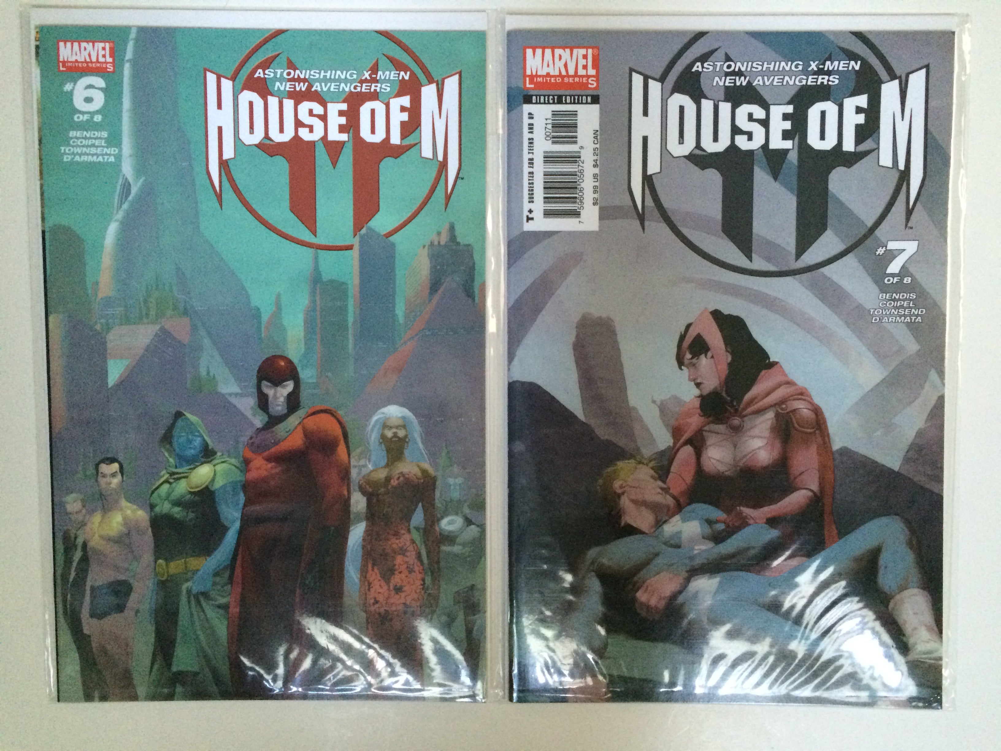 House Of M 1, 2, 3, 4, 5, 6, 7, 8 Decimation X-Men Avengers Bendis --3