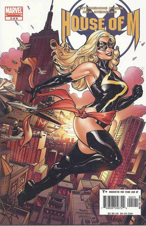House Of M 2 -- Dodson Captain Marvel Variant Avengers Bendis Coipel --0