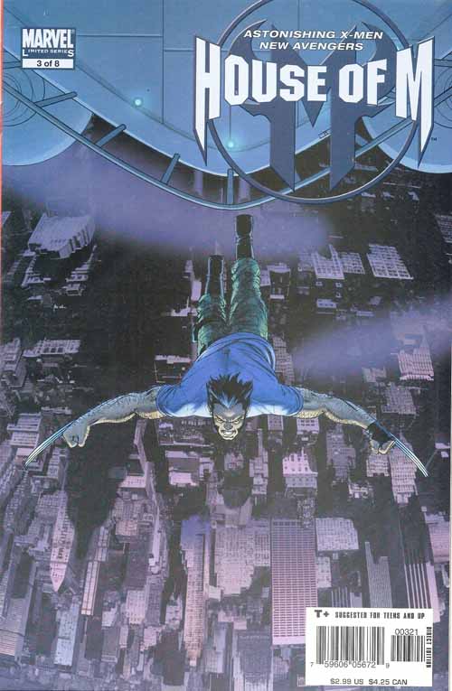 House Of M 3 -- Cassaday Wolverine Variant -- Avengers Bendis Coipel --0