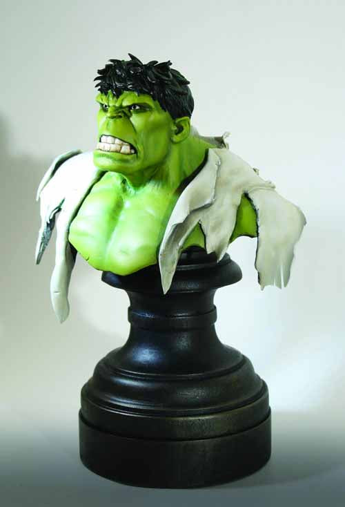 Hulk Green Retro Mini Bust Avengers Banner Bowen Designs --0