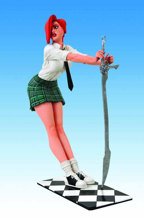 Femme Fatales Dawn Schoolgirl PVC Statue --0