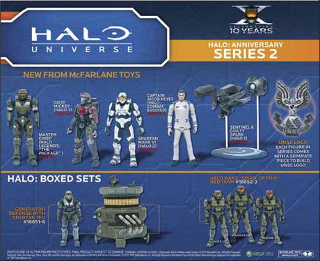 Halo 10th Anniversary Series 2 Action Figure Assortment --0