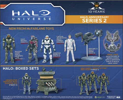 Halo 10th Ann Series 2 ODST Mickey Action Figure Case --0