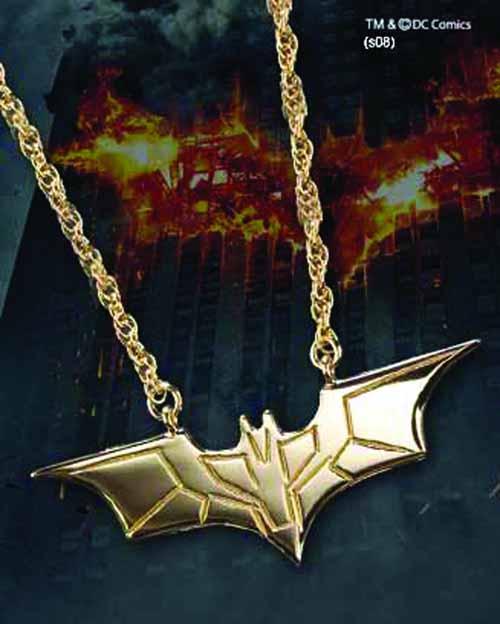 Dark Knight Sterling Silver Gold-Plated Pendant --0