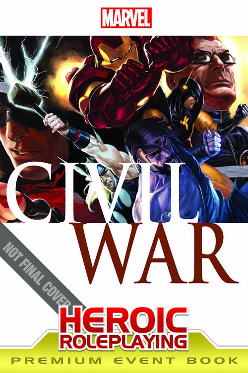 Marvel Heroes RPG Civil War Event Book Premium --0