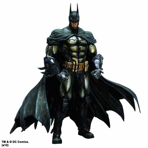 Batman Arkham Asylum Play Arts Kai Arm Batman Action Figure --0