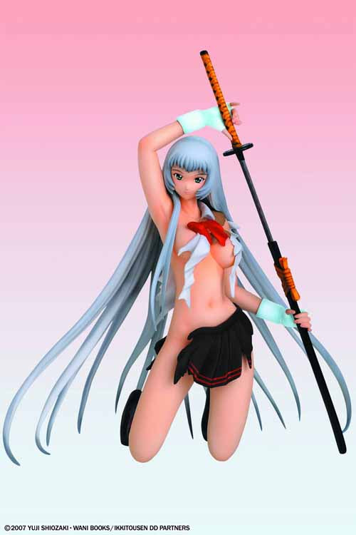 Ikki Tousen Dd Shiryu Choun PVC Figure Damage Version --0