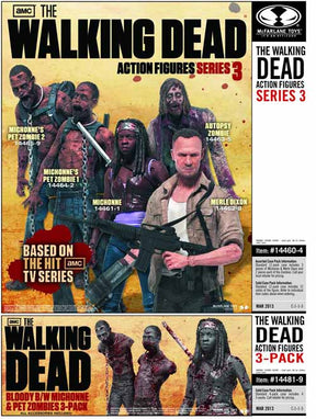 Walking Dead TV Series 3 Pet Zombie 1 Action Figure Case --0