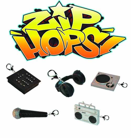 Zip-Hops Zipper Pulls 25-Piece BMB Display --0