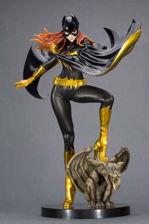 DC Batgirl Bishoujo Statue Black Costume Version Kotobukiya --0