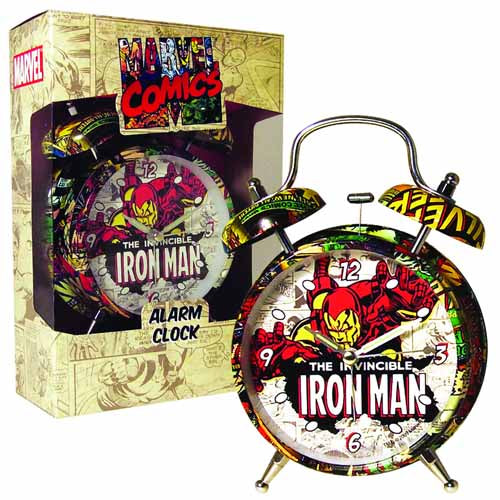Marvel Iron Man 4In Alarm Clock --0